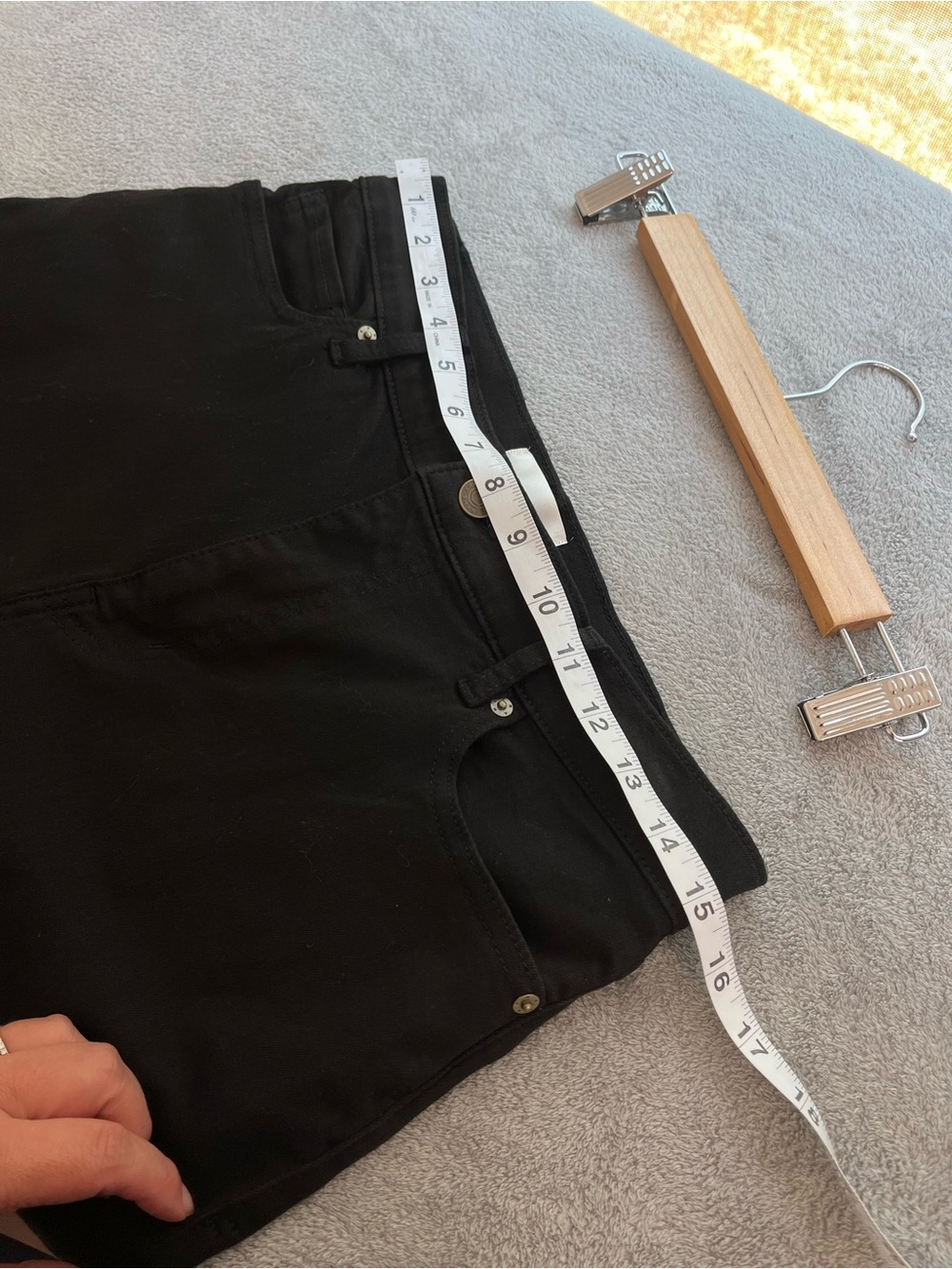FRAME NWOT Le Slim Palazzo Long Jeans in Black size 29 - Picture 5 of 9